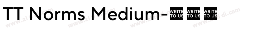 TT Norms Medium字体转换 TT Norms Medium字体转换